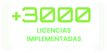 +3000 Licencias implementadas
